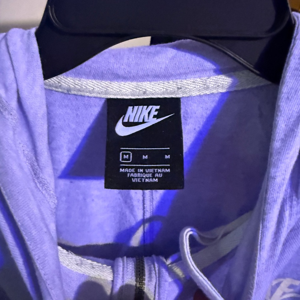 Sporty purple Nike zip up Hoodie size medium & black Nike yoga pants size large